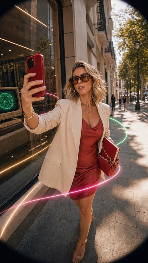 AI content agent creating social media content — SoniaIA AI avatar